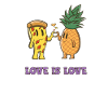 Love Is Love - Pizza hawaiana Love - Pizza de piña
