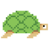 Turtle pixel art