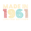Made in vintage 1961 regalo di compleanno 61 anni