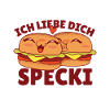 Hamburger Ich liebe dich Specki