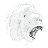 Gorilla head scream