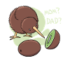 doux bébé Kiwi