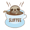 Paresseux avec café