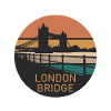 London Bridge Retro Sunset