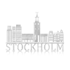Stockholm Skyline Reflection
