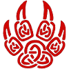 Rote Wikinger Wolfskrallen