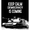 Keep Calm Democracy Is Coming