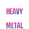 Rock heavy metal music