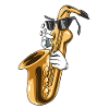Saxophon Saxophonmusik für einen Saxophonist