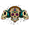 skulls calavera