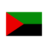 Martinique-flag rødgrøn sort