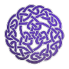 Celtic knot purple