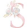 Letter S with flowers