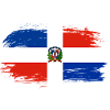 Dominican Republic flag flag