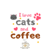 I love cats and coffee