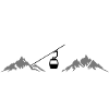 MOUNTAINS WINTER GONDOLA SKI