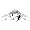 MOUNTAINS WINTER GONDOLA SKI