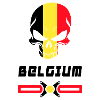 Belgium skull flag design