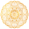 Japan mandala gold