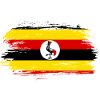 Drapeau drapeau de l'Ouganda