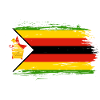 Zimbabwe flag banner