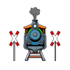 Steam locomotive engine driver locomotive