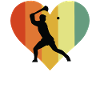 Retro Hurling Heart Design