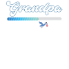 Grandpa loading - grandfather-to-be - white