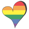 One LOVE Pride Heart