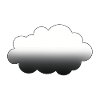 White-black cloud