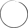 open black circle | Dirty edge