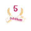 5 Jahre Jubiläum Firmenjubiläum Mitarbeiterin
