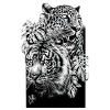 Tigre et leopard