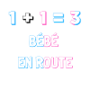 1+1=3 bébé en route