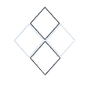 BLACK AND WHITE DIAMOND, geometric
