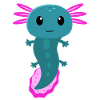 Axolotl, axolotl gamessalotl, cute axolotl,