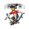 Skater skateboard skating