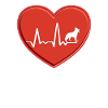 Heart EKG German Shepherd