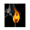 The match is burning