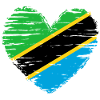 Tanzania heart flag flag coat of arms