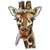 Girafe aquarelle