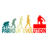 Parkour Evolution Retro Style Funny
