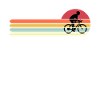 Grappig wielershirt, retro vintage fietscadeau fo