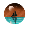 Sailboat in the moonlight