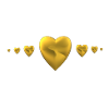 goldene Herzen