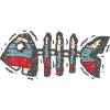 Fish vintge fish
