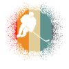 Eishockey - Eishockeyspieler Retro