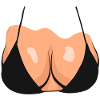 seins nichon nibard poitrine paire dessin