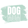 Dog Mum green white