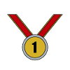 1: a plats medalj